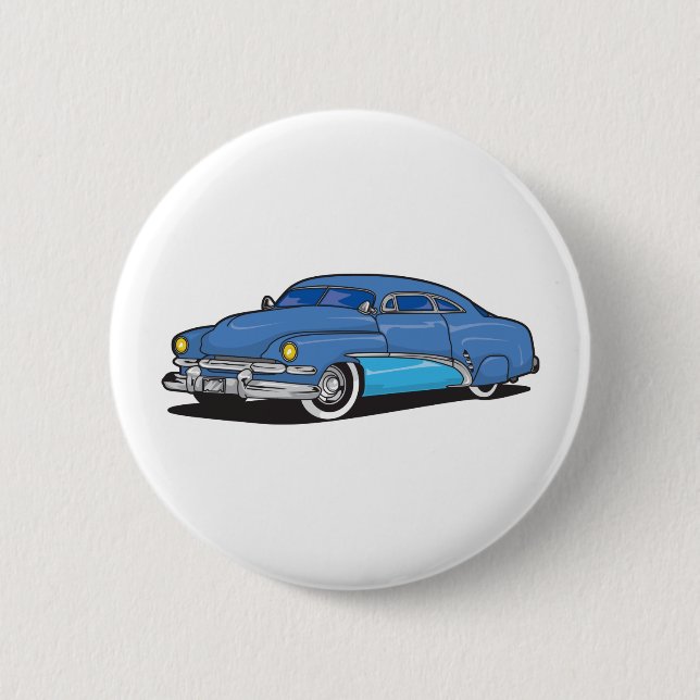 Classic Cars 6 Cm Round Badge (Front)