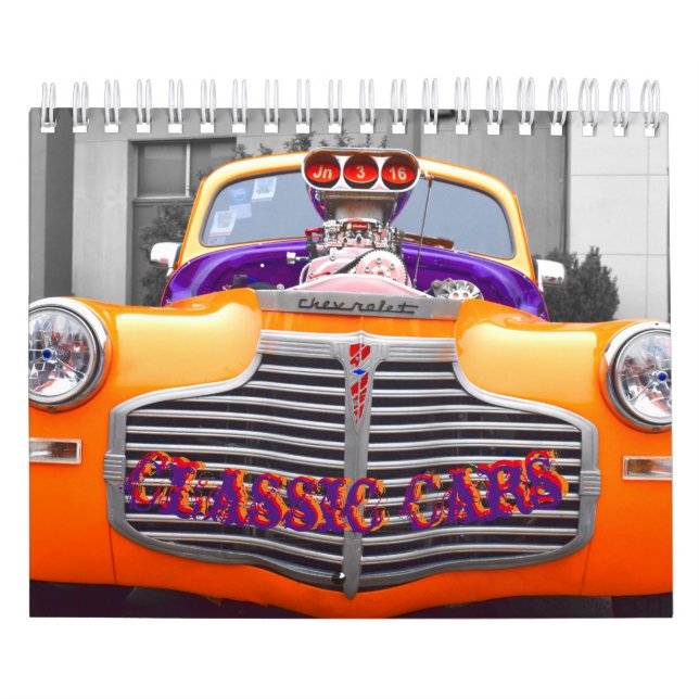 Classic Cars Calendar (Cover)