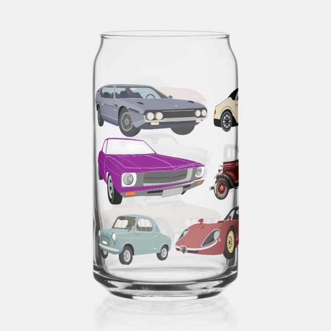 classic cars collection  can glass (Front)