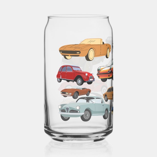 classic cars collection  can glass (Front)