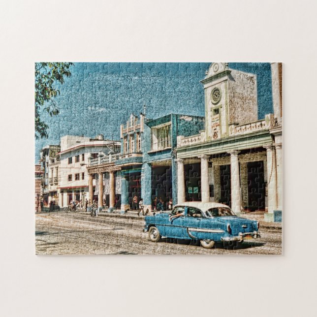 classic cars in Cuba Jigsaw Puzzle (Horizontal)