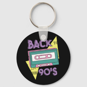 Classic Cassette From 90s Nostalgia Key Ring