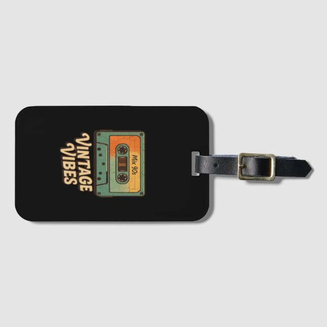 Classic Cassette Luggage Tag (Front Horizontal)
