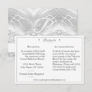 Classic Catholic Monogrammed Details Card