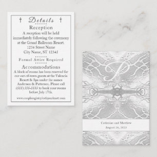 Classic Catholic Monogrammed Details Card