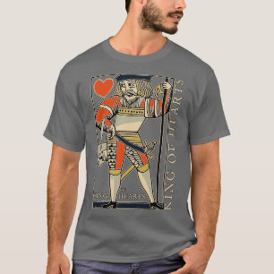 Classic Character of Playing d King of Hearts T-Shirt