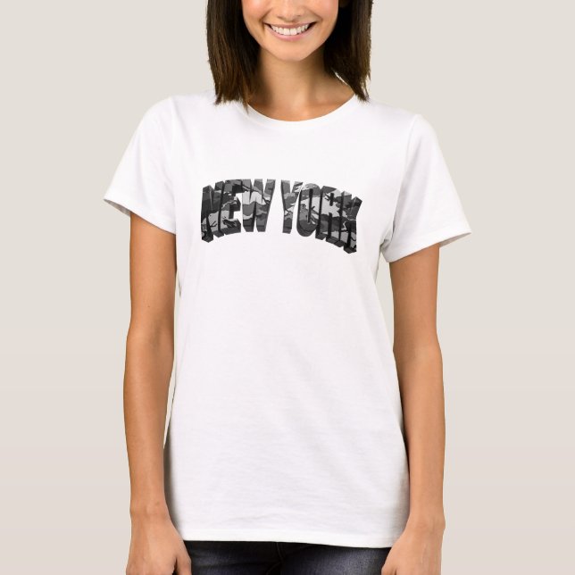 Classic Charcoal NEW YORK Graphic Tee (Front)