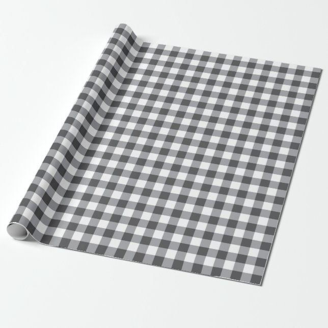 Classic Check Wrapping Paper (Unrolled)