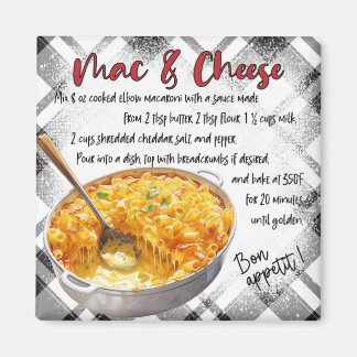 Classic Cheesy Macaroni & Cheese Recipe Kitchen  Magnet