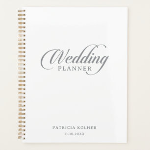 Classic Chic Calligraphy Wedding Planner