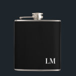 Classic Chic Elegant Wedding Monogram Hip Flask<br><div class="desc">This simple monogram design is classic. This flask makes a great gift for your special occasion.</div>