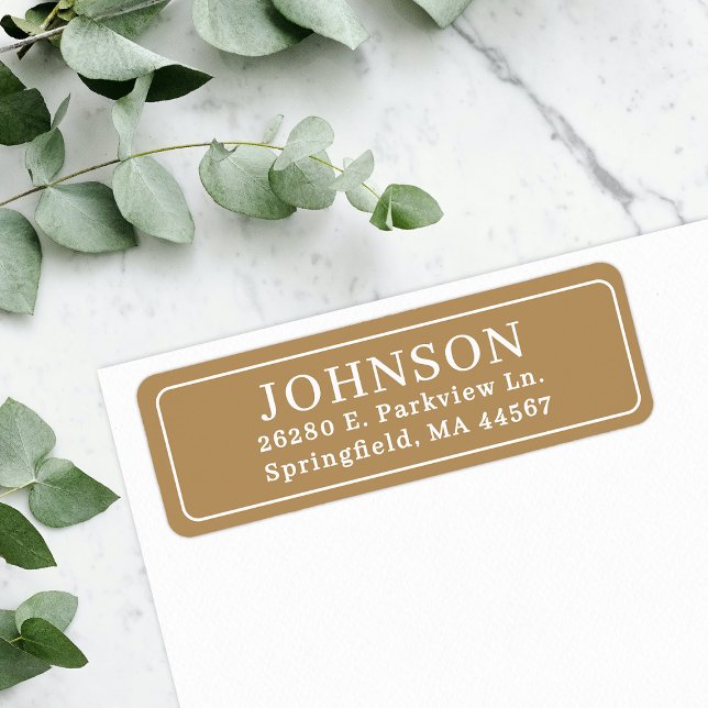 Classic Chic Return Address Label (Creator Uploaded)