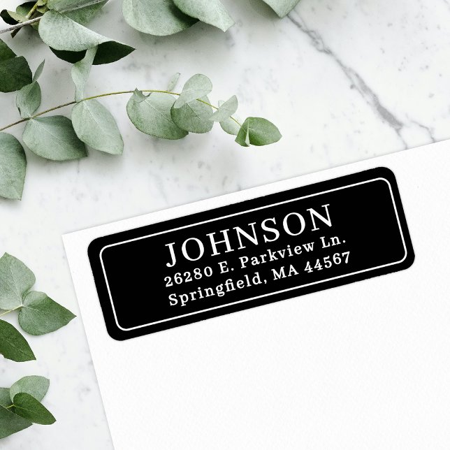 Classic Chic Return Address Label (Creator Uploaded)