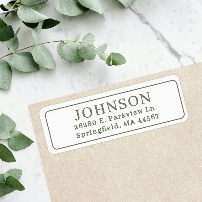 Classic Chic Return Address Label (Creator Uploaded)
