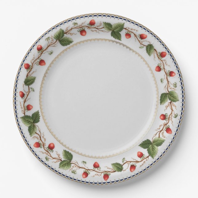 Classic China Dinnerware Patterns Paper Plates (Front)