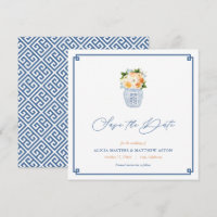 Classic Chinoiserie Autumn Flowers Wedding