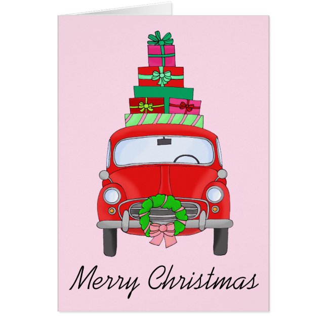 Classic Christmas Car (Front)