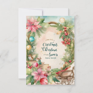 Classic Christmas Charm Invitation