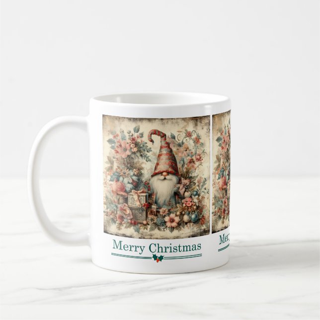 Classic Christmas Gnome Mug (Left)