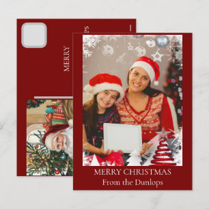 Classic Christmas Holiday Decor Photo 2025 Postcard