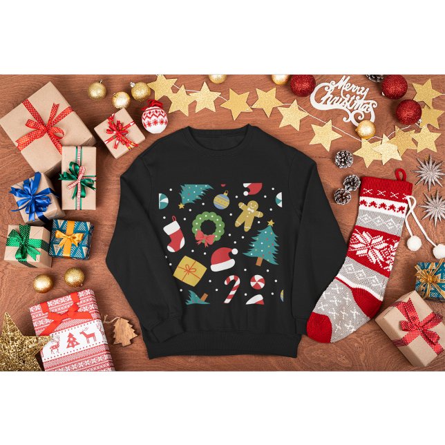Classic Christmas Icons Sweatshirt (Creator Uploaded)