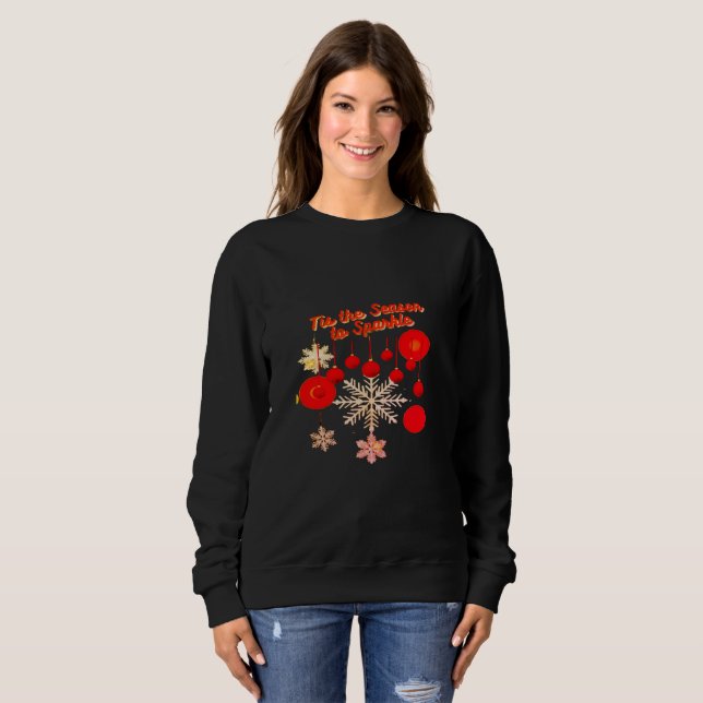 Classic Christmas Imagery Sweatshirt (Front Full)