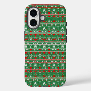Classic Christmas Knit iPhone 16 Case