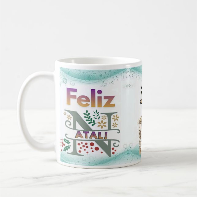 Classic Christmas Mug (Left)