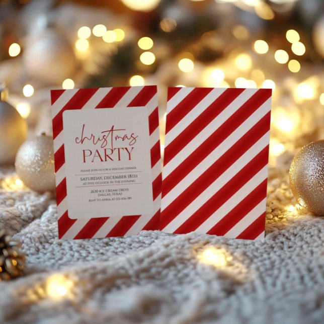 Classic Christmas Party Invitation (Creator Uploaded)