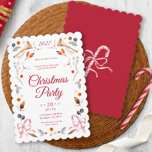Classic Christmas Party Invite