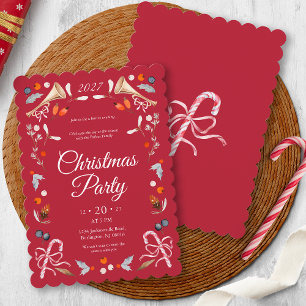 Classic Christmas Party Invite