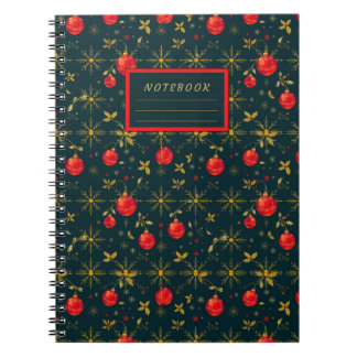 Classic Christmas Pattern Softcover Notebook