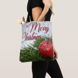 Classic Christmas Pine and Cheer Tote Bag
