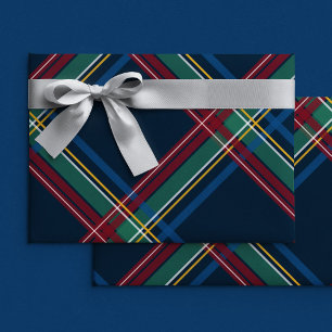 Classic Christmas plaid colourful holiday Wrapping Paper