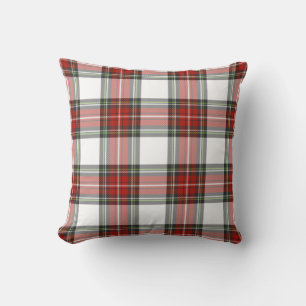 Classic Christmas Plaid Pattern Cushion