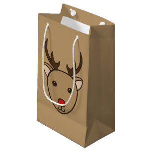 Classic Christmas Reindeer Gift Bag