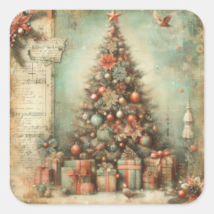 Classic Christmas Tree Stickers
