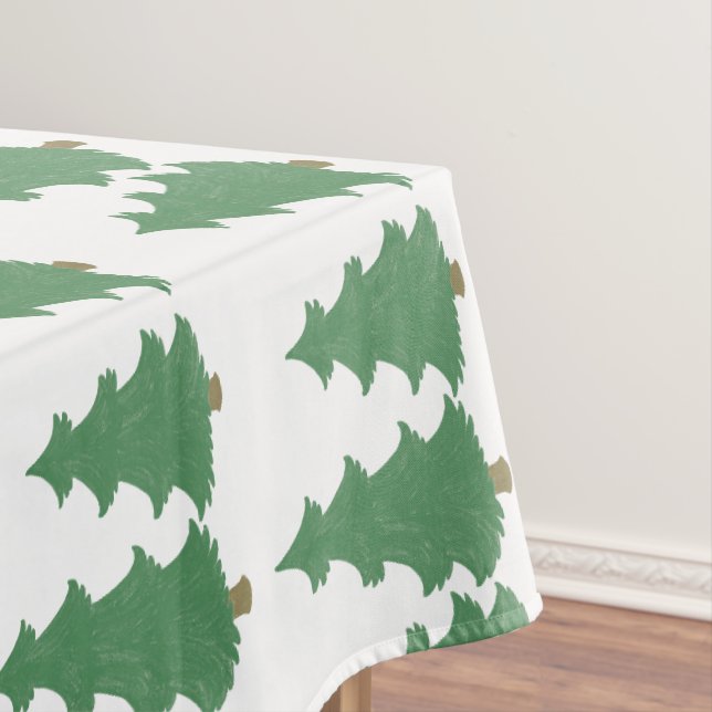 Classic Christmas Tree Tablecloth (In Situ)