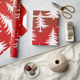 Classic Christmas tree Wrapping Paper