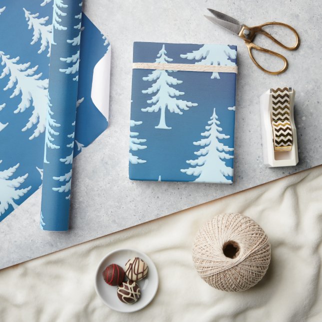 Classic Christmas tree  Wrapping Paper (Crafts)