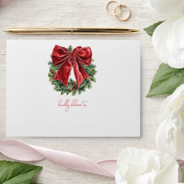Classic Christmas Wedding Envelope (Wedding)