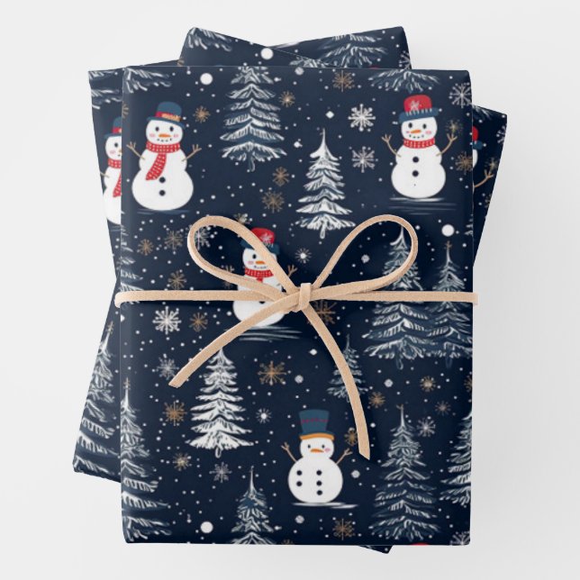 Classic Christmas  Wrapping Paper Sheet (In situ)