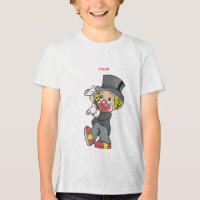  “Classic Circus Clown with Top Hat”T-Shirt