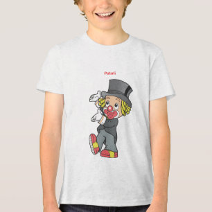  “Classic Circus Clown with Top Hat”T-Shirt