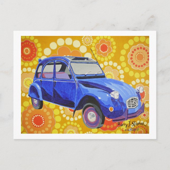 Classic Citroen 2cv Postcard (Front)