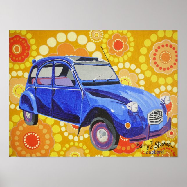 Classic Citroen 2cv Poster (Front)