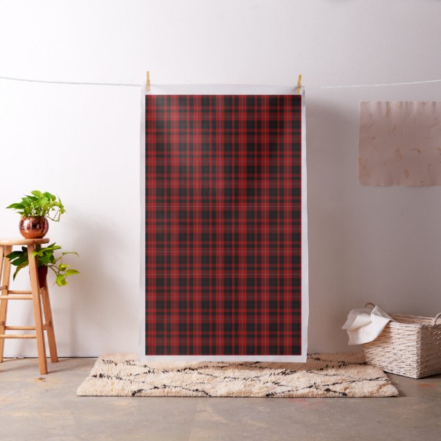 Classic Clan Cunningham Tartan Plaid Fabric (In Situ)