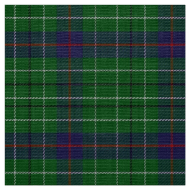 Classic Clan Duncan Tartan Plaid Fabric (Swatch)