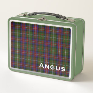 Classic Clan Hargis Tartan Plaid Custom Metal Lunc Lunch Box