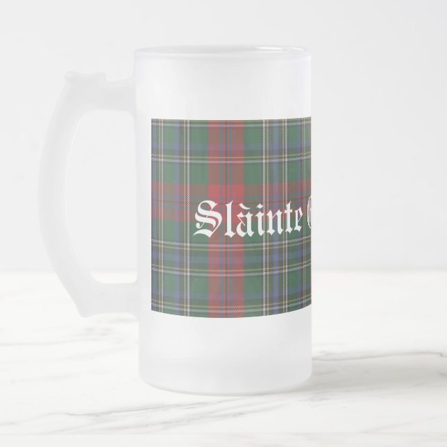 Classic Clan MacLean Tartan Plaid Stein (Left)